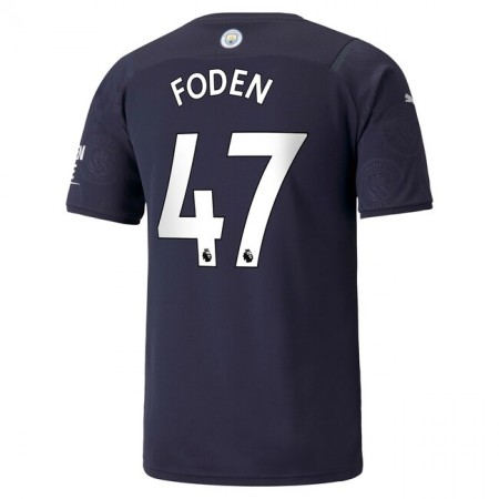 Koszulka Manchester City Phil Foden 47 Trzeci Stroje Piłkarskie 2021/22 Krótki Rękaw